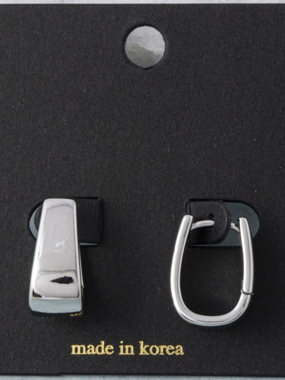 ERYN SILVER HOOP EARRINGS